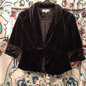 Crushed velvet jacket